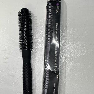 Ergo Ionic Ceramic Round Brush ER25 1 Inch 25mm Blowout Tourmaline New
